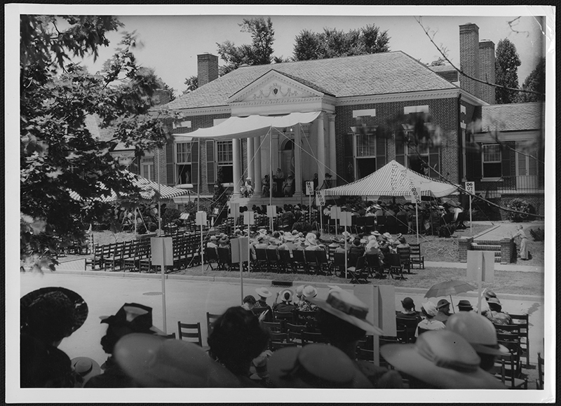 Alumnae House opening ceremony